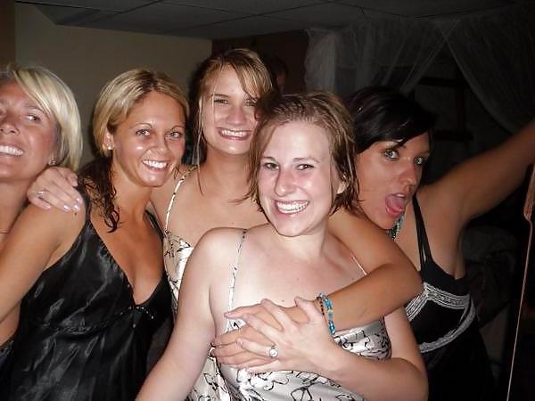 25P 2 or more girls in Satin Nighties