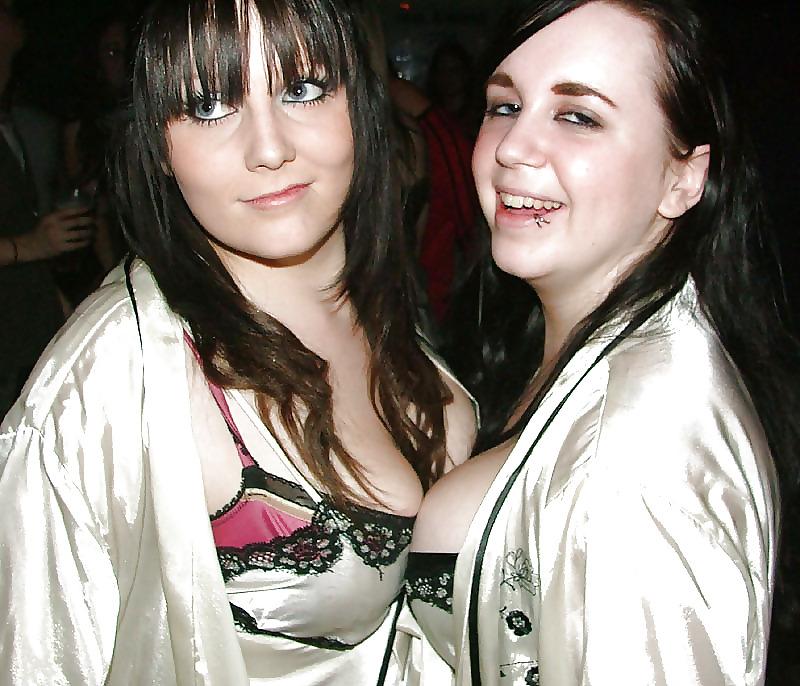25P 2 or more girls in Satin Nighties