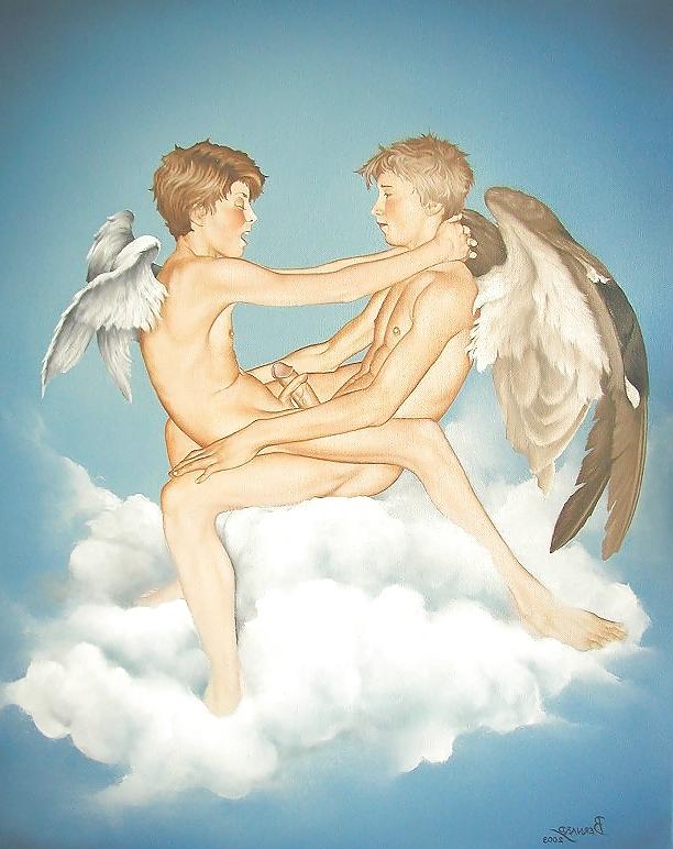 21P Cartoon gay boys