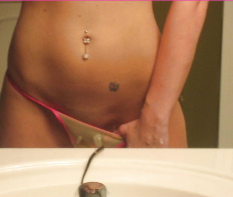 13P Blond tattoed with perfect ass