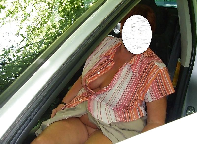 4P Chubby hot in the car