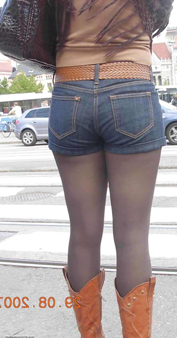 21P Sluts of the streets...Street Voyeur....Sexy Nylon 