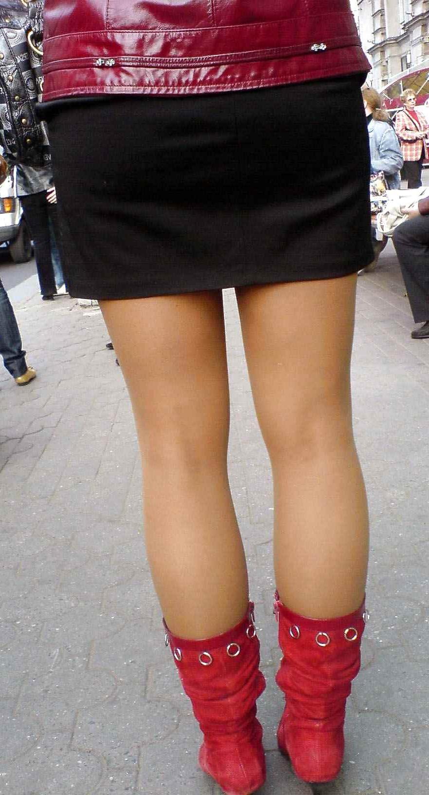 21P Sluts of the streets...Street Voyeur....Sexy Nylon 