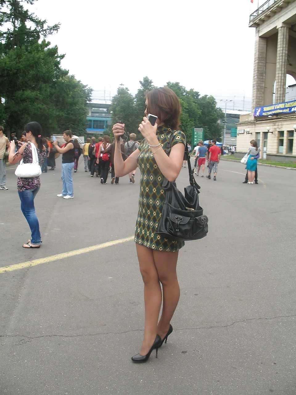 21P Sluts of the streets...Street Voyeur....Sexy Nylon 