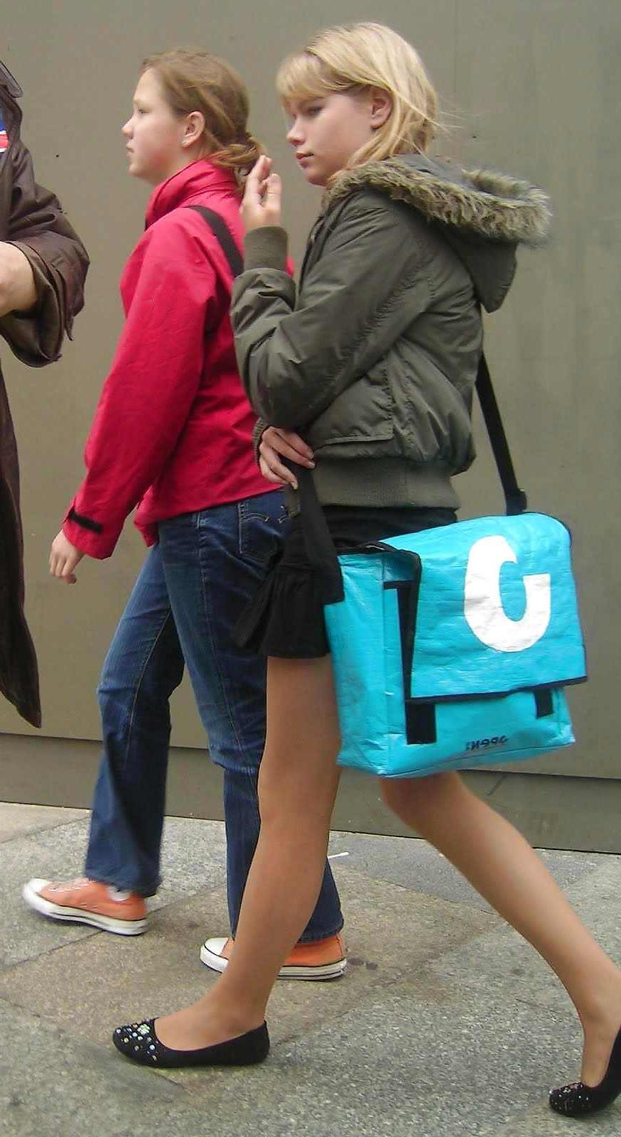21P Sluts of the streets...Street Voyeur....Sexy Nylon 