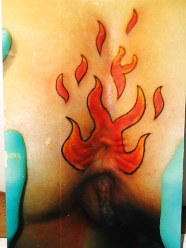 16P Pussy tattoo