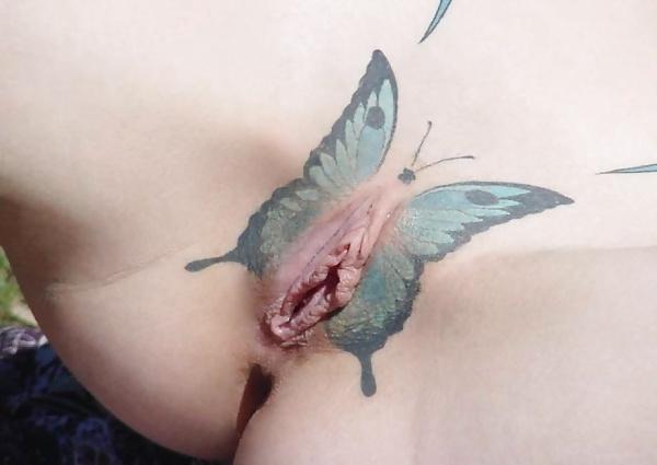 16P Pussy tattoo