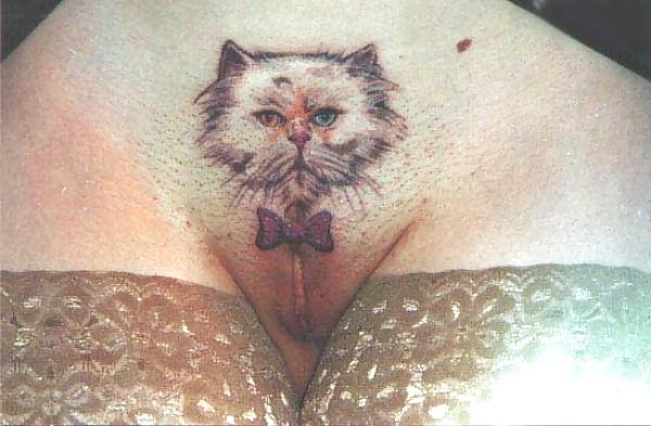 16P Pussy tattoo