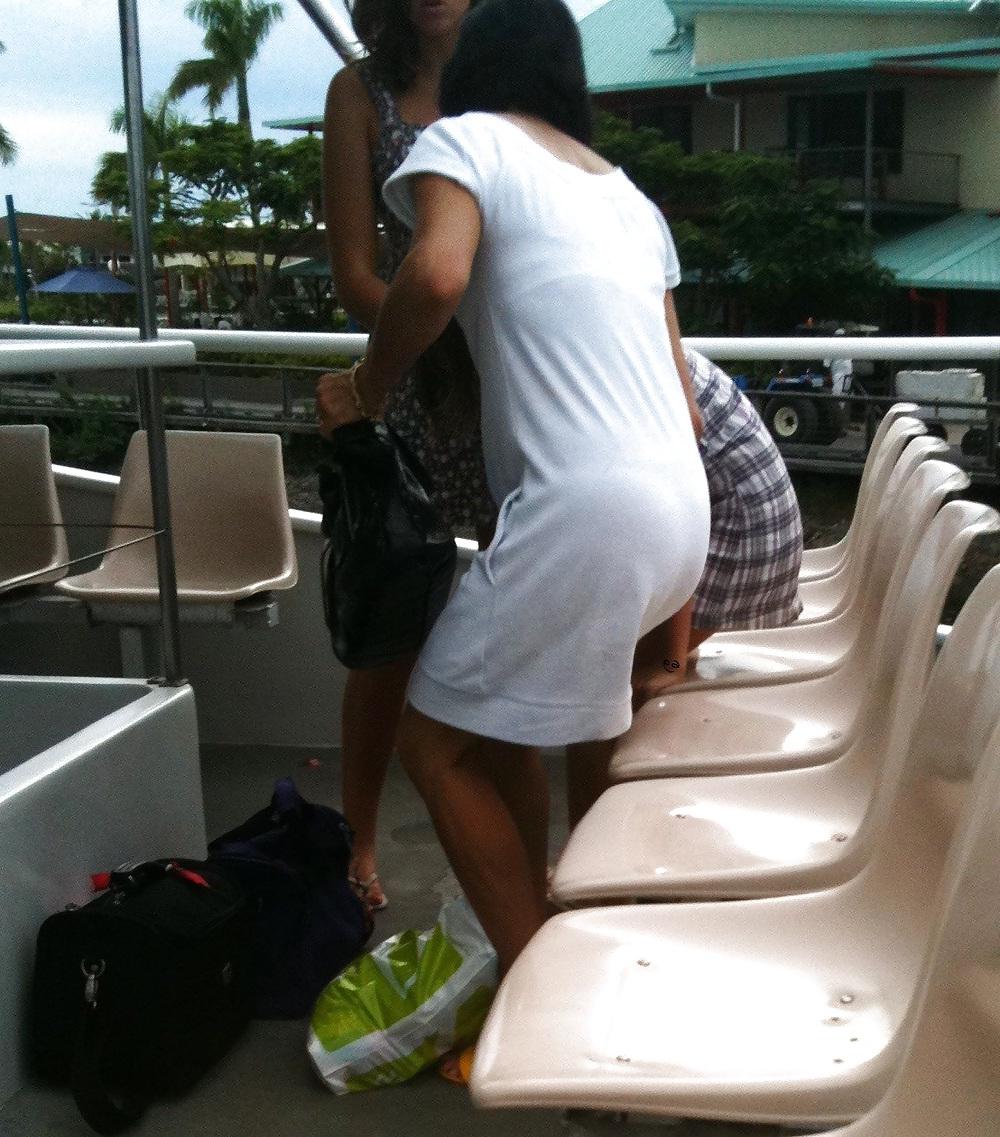 20P Candid Wives Thong Slip See Thru And Short Shorts