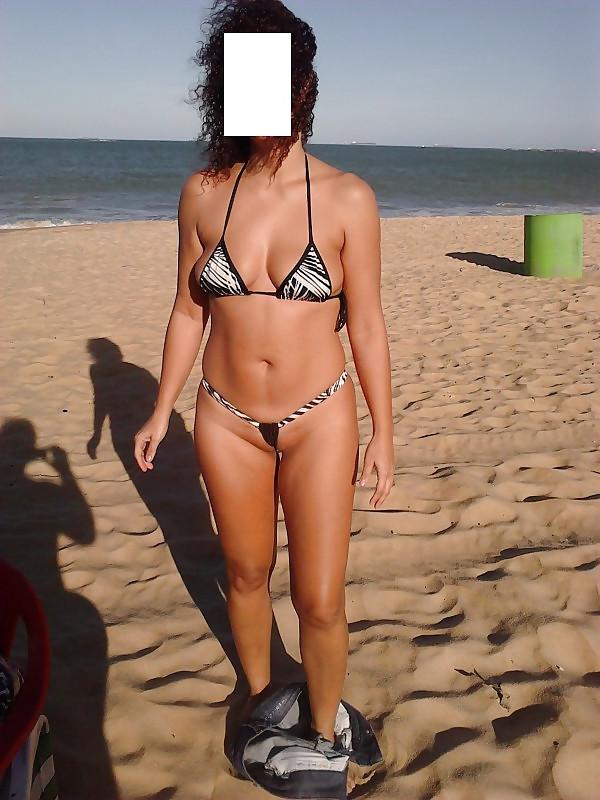 15P Esposa se exibindo na praia