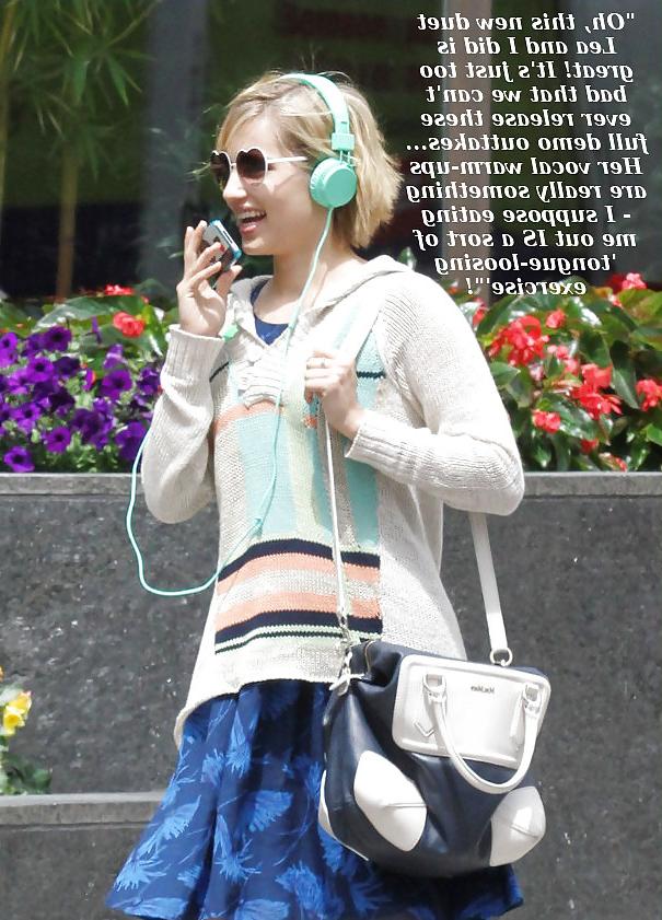 4P Captions of Lea Michele & Dianna Agron by request