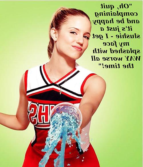 4P Captions of Lea Michele & Dianna Agron by request