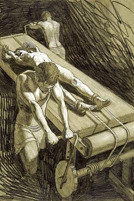 4P The medieval torture rack