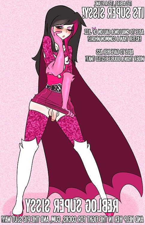 25P More sissy toons and captions