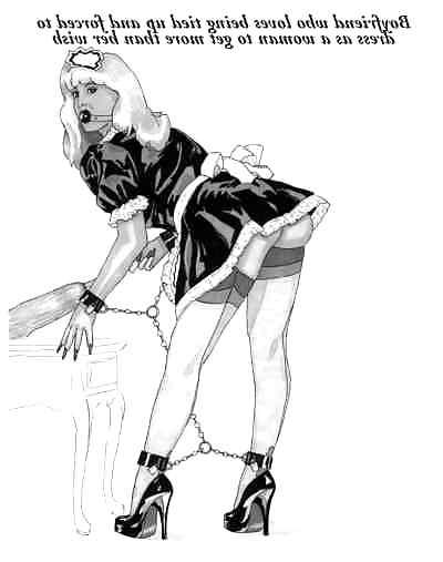 25P More sissy toons and captions