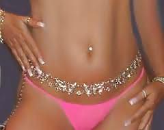 5P Belly chain ,it will set your man on fire