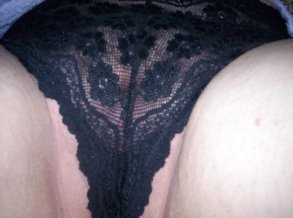 7P Wife in black panties