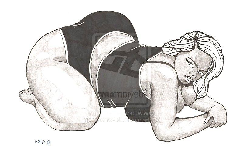 14P Big cartoon asses