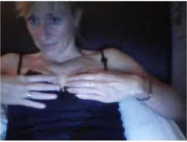 23P Horny MILF Plays with Tits and Pussy for Us on Cam