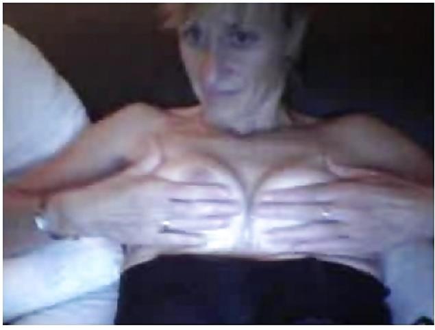 23P Horny MILF Plays with Tits and Pussy for Us on Cam