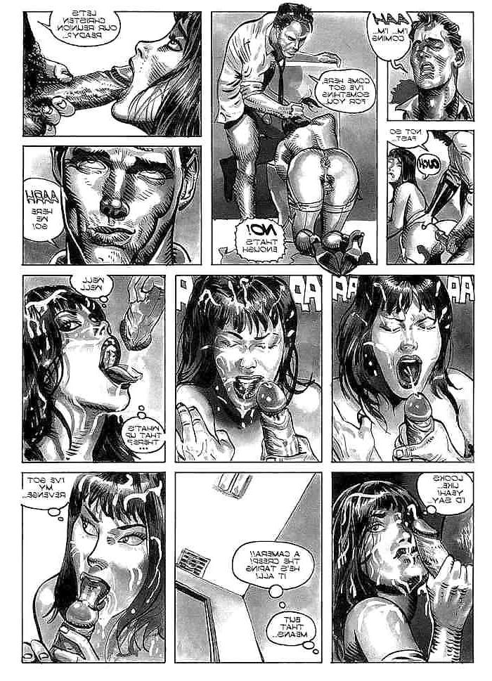 15P Some pics blackNwhite  Comics porn story #1