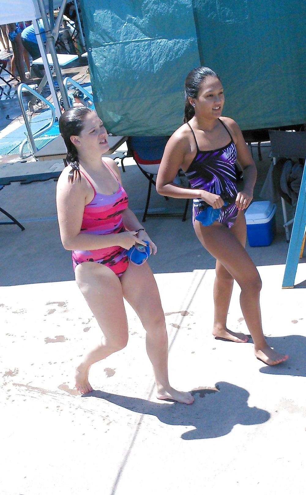 16P Nice Asses at the Swimming Pool Again. :D
