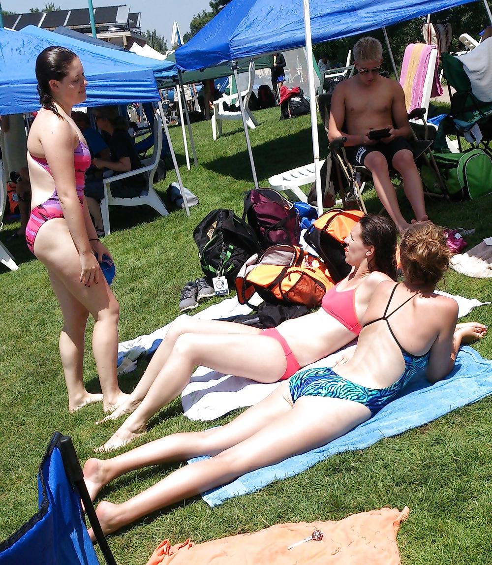 16P Nice Asses at the Swimming Pool Again. :D