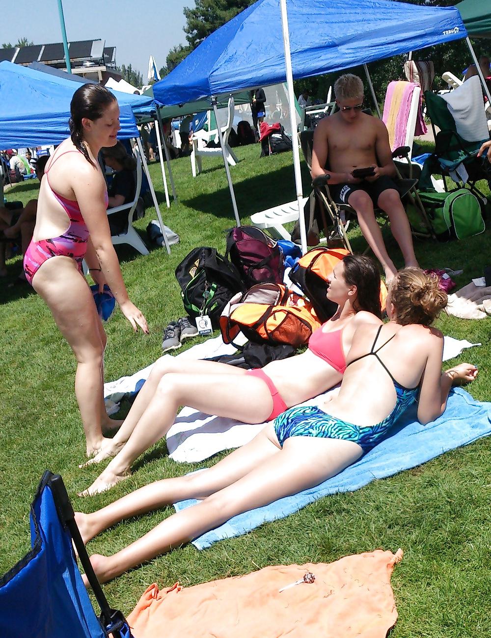 16P Nice Asses at the Swimming Pool Again. :D