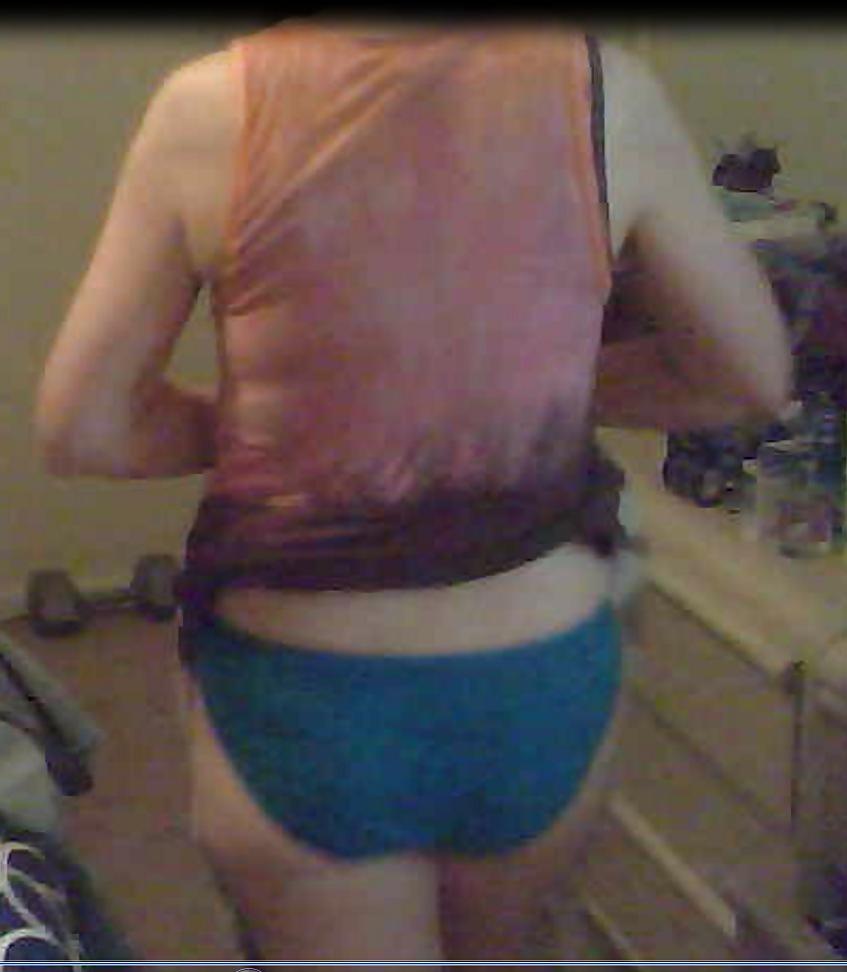 9P My unaware wife in her underwear
