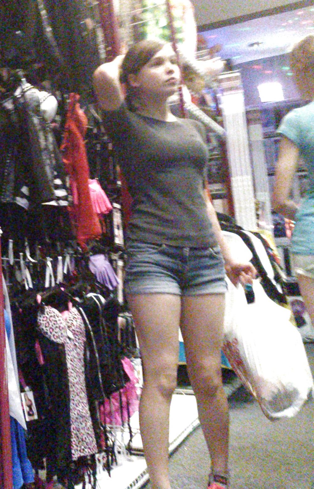 18P Various voyeur in a mall and outside..