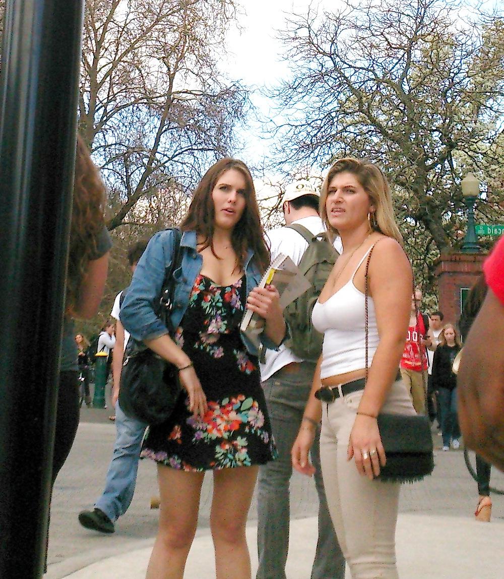 18P Various voyeur in a mall and outside..