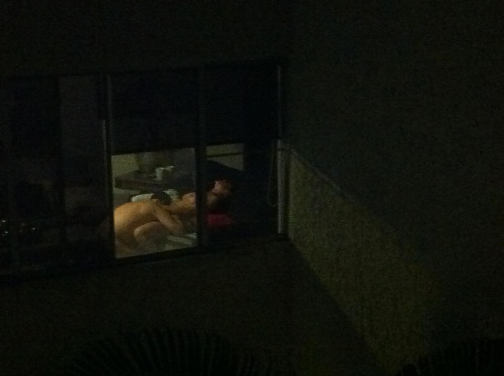 13P Spy neighbors having sex vecinos espia
