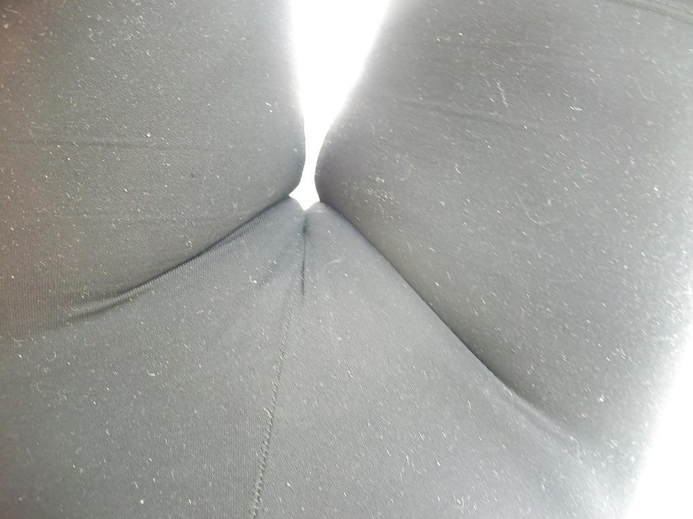 9P Latina mature tights panty and cameltoe