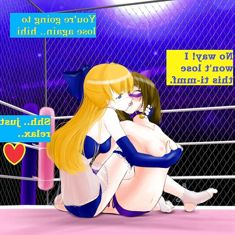 10P Hentai with captions: Yuri! (lesbians)