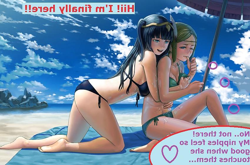 10P Hentai with captions: Yuri! (lesbians)