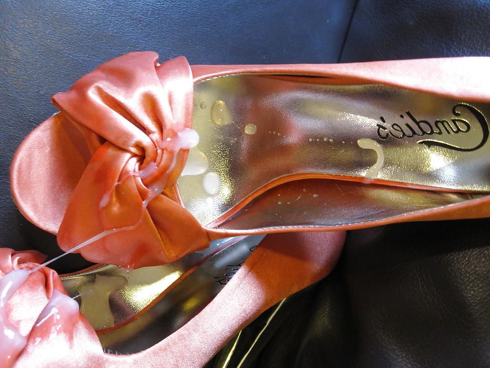 15P Orange & Gold High Heel Shoes Cummed III