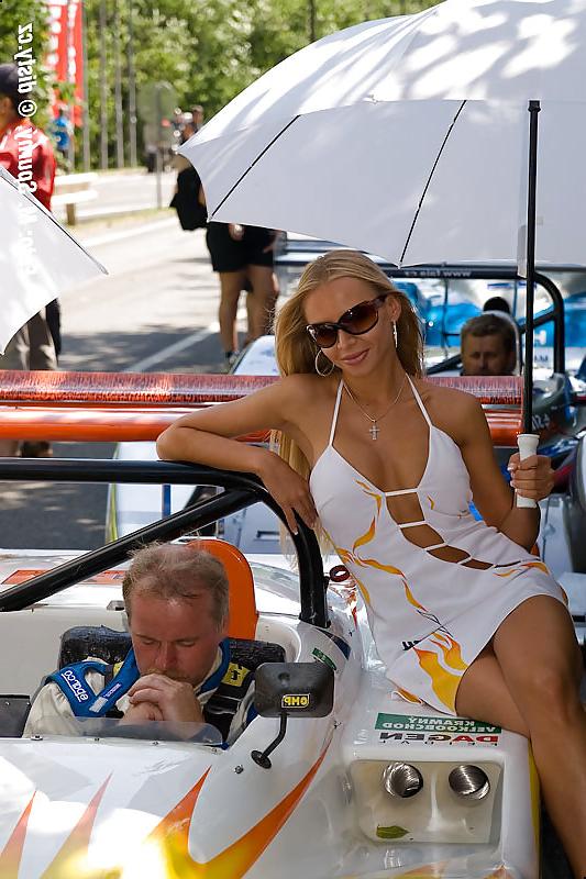 25P Sexy girl race car and moto