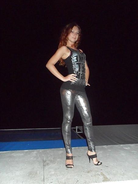 25P Leggings spandex lycra latex 54