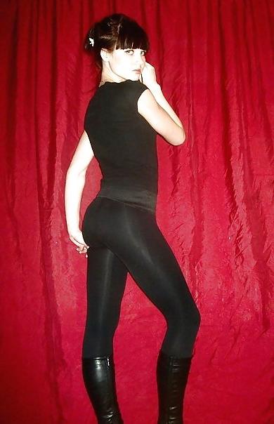 25P Leggings spandex lycra latex 54