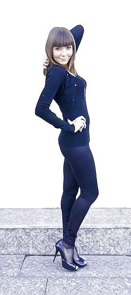 25P Leggings spandex lycra latex 54