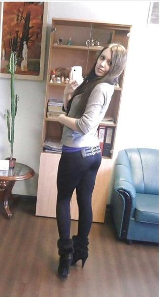 25P Leggings spandex lycra latex 54