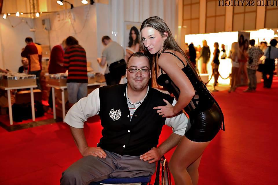 7P Julie skyhigh & little caprice at venus show in berlin