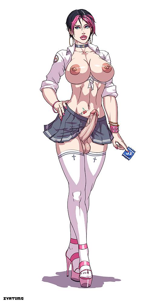 10P Sexy shemales-futanari solo cartoons 1
