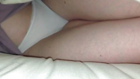 9P Wife with withe pantie and pad. hidden cam pics