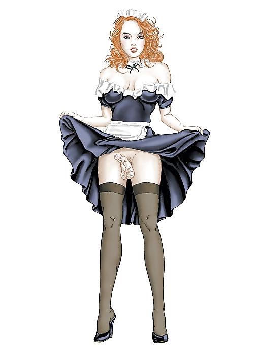 10P Sexy shemales-futanari solo cartoons 2