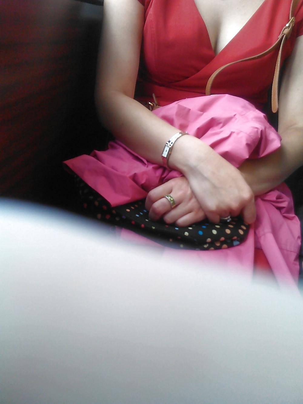 25P Upskirt - girl in red dress - the tunnel of lust