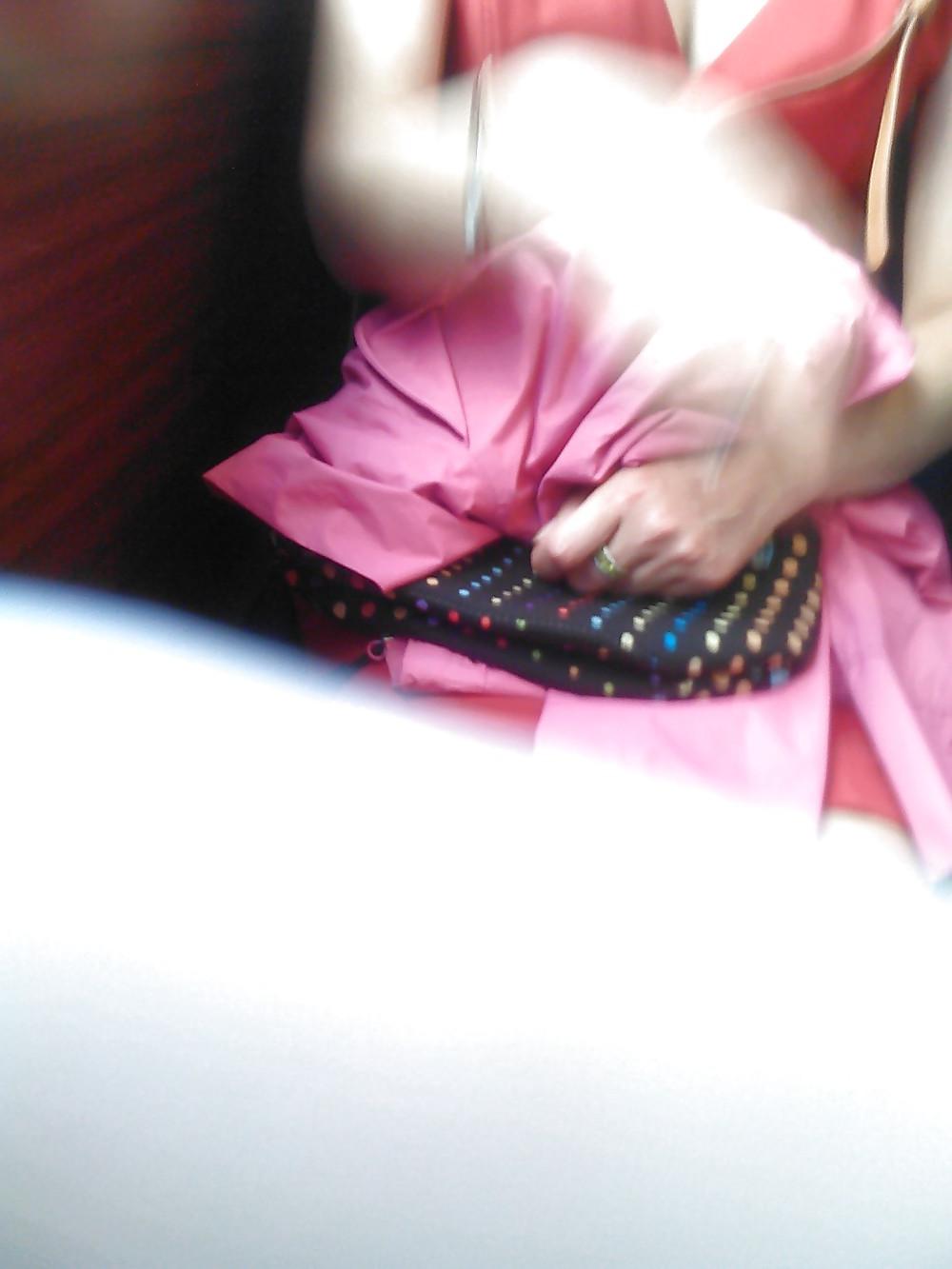 25P Upskirt - girl in red dress - the tunnel of lust