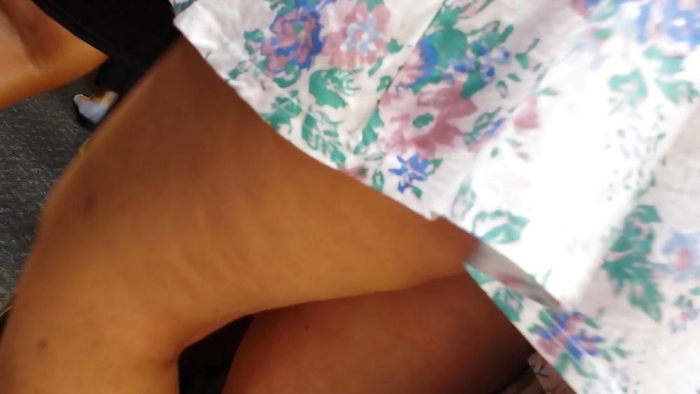 25P Taskmasters Travels 11: Teen in short dress on windy day