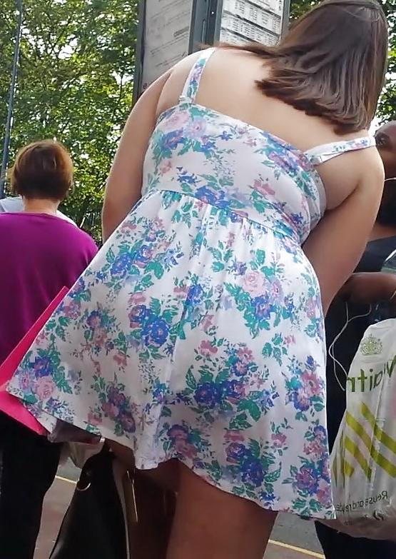 25P Taskmasters Travels 11: Teen in short dress on windy day