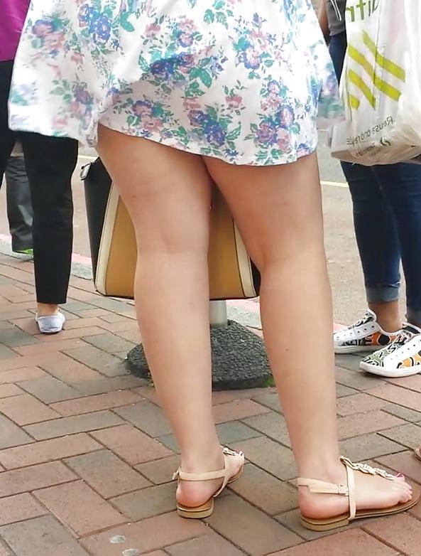 25P Taskmasters Travels 11: Teen in short dress on windy day